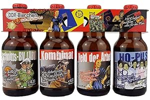 ‎BIERUNDMEHR DDR Bier im witzigen Hobby 4er Träger Teil 3 (4 x 0,33l)