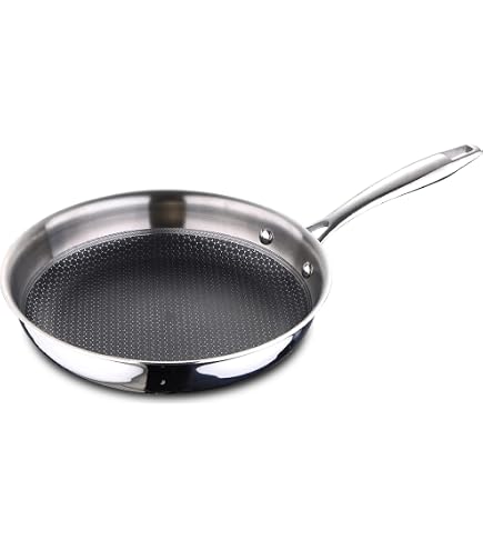 Wok Reishunger Acier Inoxydable 28 Cm - Compatible Induction - Revêtement Antiadhésif - Avec Couvercle