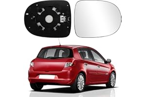 RASHION Verre de Rétroviseur Droit Compatible avec Renault Clio III 2009-2012 / Modus 2007-2012 Glace De Rétroviseur Chauffant