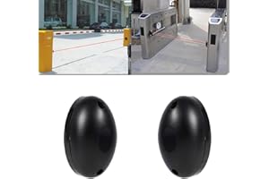 Raguso 1pair 20m Infrared Photoelectric Sensor Single Beam Alarm Photoelectric Detector , for Detector Home Door Security System , Sliding Gate Opener