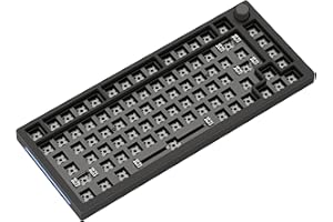 Glorious Gaming GMMK PRO 75% Barebones (solo struttura) - Tastiera da gaming mecc. modulare, TKL (75%), struttura da 1,5 kg, RGB, personalizzabile, switch a 5 pin, layout americano / ANSI - Nero