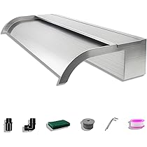 Waterfall Fountain Outdoor, 316 Stainless Steel Pond