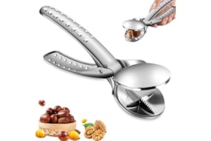 Bukuhlio Kastanien Clip,Edelstahl Maronen Schneider, Kastanienöffner, Maronizange,Walnüsse Nußknacker,Edelstahl Nussknacker, Küchengeräte Trockenobst Öffner,für Walnüsse, Kastanien, Nüsse