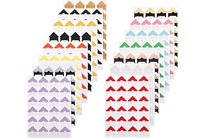 Vin Beauty 360 Stück Fotoecken Aufkleber Selbstklebend Foto Aufkleber 15 Farben Foto Ecken Klebe Foto Klebeecken für DIY Scrapbooking Fotoalbum Sammelalben Tagebuch