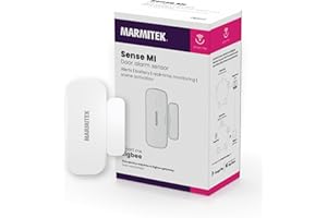 Zigbee Sensor de Ventana – Marmitek Sense MI – Zigbee 3.0 – Sensor de Alarma de Puerta – Detecta la Apertura de una Ventana o Puerta para Usar lámparas o Dispositivos