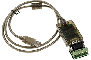 Kalea-INFORMATIQUE Convertitore da USB a RS-422 RS-485 con chipset FTDI FT232. Montaggio da Filo a Filo o con Spina DB9