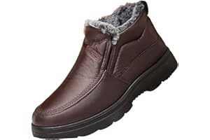 Dinglong Bottine Fourrées Homme Bottes Chaudes Et De Neige À La Mode par Temps Froid Chaussures d'hiver Homme Bottes De Neige pour Hommes Bottes De Neige pour Homme Bottes De Neige Homme