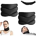 2025 New Vitavix Neck Support for Snoring, Adjustable Soft Foam Neck Brace, Cervical Collar for Sleeping, Neck-support for Snoring Relief, Travel Neck Pillow, Cervical Neck Support (2PCS)