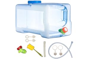Sparkstarses 5-22L bidon Eau avec Robinet, jerrican Alimentaire de Camping, réservoir d'eau en Plastique pour Cuisine, Camping-Car, Van, Camion, Camping, école, hôpital, extérieur
