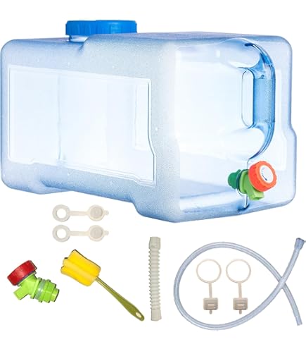 Tanica Acqua Campeggio 11/12/18/25L Con Rubinetto - Senza BPA, Portatile, Per Outdoor E Camper - Foto 4