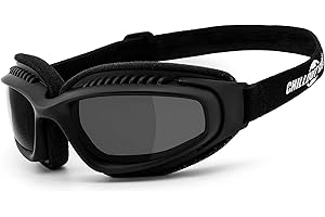 Chillout Rider® | Chopperbrille, Motorrad Sonnenbrille, Bikerbrille, Motorradbrille | beschlagfrei, gepolstert, bruchsicher | Brille