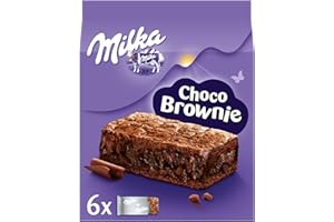 Milka Choco Brownie Ciastka z czekoladą i kawałkami czekolady mlecznej 150 g (6 x 25 g)