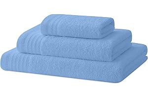 Degrees home - Juego de Toallas de baño - Pack 1 de Ducha, 1 de Manos y 1 de bidé - 100% Algodón - 480 g/m2