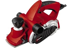 Einhell Strug elektryczny TE-PL 900 (900 W, do 3 mm głębokości, duży wałek nożowy, płyta podstawy z rowkami 3 V, miękki uchwyt, łącznie z ogranicznikiem równoległym, ogranicznikiem głębokości wpustu, nóż do struga TCT)