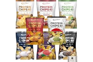 WOMANDA IronMaxx Protein Chips 40 - Kennenlernpaket - Mixbox - High Protein Low Carb - je 50g Tüte (6 Tüten)