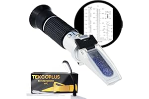 TEKCOPLUS Auto Adblue Frostschutzmittel System Glykol Propylen Ethylen Batterie Säure Kühlmittel Windschutzscheibe Flüssigkeit Refraktometer
