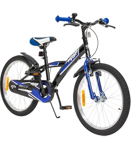 Jerool 20 Zoll Kinderfahrrad Jungen Mountainbike - 7-Gang Mit Federung Bis 85 Kg