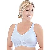 Glamorise Women's MagicLift Front Close Posture Back Support Bra #1265