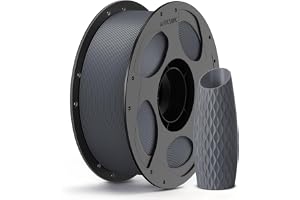 ANYCUBIC PLA 3D Printer Filament 1.75mm, Texture Grey, 1KG | Dimensional Accuracy +/- 0.02mm, 3D Printing PLA Filament, Reusable Spool, Fits for Most FDM 3D Printers