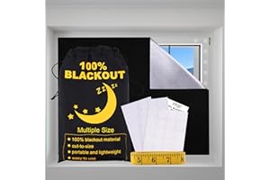 FEQO Tenda Oscurante Portatile 150x400 cm Tende Oscuranti per Interni Viaggio Finestra Temporanea per Camera da Letto