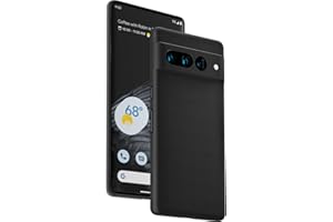 memumi Ultra cienkie etui do Google Pixel 7 Pro, lekkie matowe wykończenie PP, smukłe etui na telefon Google Pixel 7 Pro, gładki uchwyt, minimalistyczny design 0,3 mm, czarny matowy