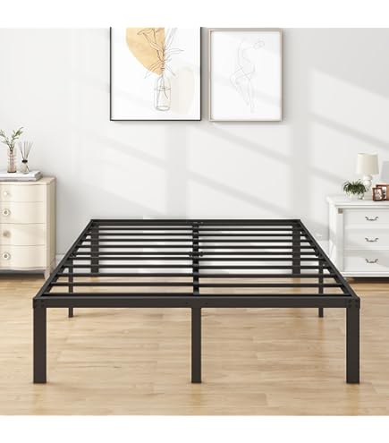 Lutown-Teen Cadre De Lit 120x190 Cm Avec Pieds Arrondis, Structure En