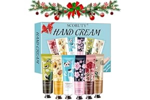 SCOBUTY Crema De Manos,Crema De Manos No Grasa, Crema Hidratante Para Manos, Crema de manos reparadora, antiedad y antiarrugas, Extracto de fruta y extracto de plantas, 6 x 30g