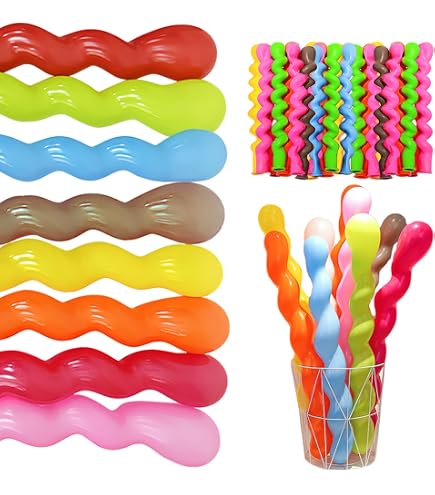 Amscan 27.5cm Latex Balloons Garland - 10 Pack Plain Biodegradable Balloons, Helium Friendly For Parties