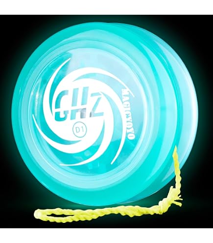 GICO JoJo 6477 Wooden Yo-Yos with Fun Animal Designs - Small Birthday Gift for Children - Set of 4