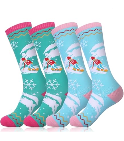 Barrageon Chaussettes De Ski Homme Femme Thermique Chaude Pour Ski Randonnee Cyclisme Chaussette De Sport D Hiver Controle De