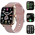 TOZDTO Smartwatch with Full Touch Screen, Text & Call, GPS, Sports Modes for Android & iOS - Pink