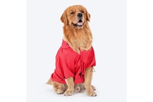 Heads Up For Tails Polyester Magical Mist Dog Raincoat - Red (6XL), 1 Count
