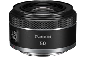 Canon Obiektyw RF 50 mm F1.8 STM do EOS R (gwint filtrowy 43 mm, stała ogniskowa, precyzyjna regulacja ostrości dzięki silnikowi STM-AF, pełnoklatkowy, soczewka asferyczna), czarny