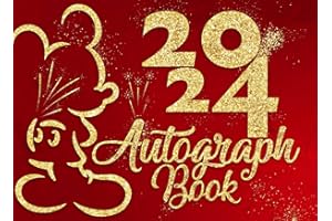 Autograph Book 2024: Signature and Photo Memory of Characters Album for Kids for Theme Park Adventures. Vacation Kids, Girls & Boys