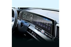 LFOTPP Folia ochronna do nawigacji Kia Sportage NQ5 12,3 cala, Sportage NQ5, zakrzywiona folia ochronna na wyświetlacz, ochrona przed odciskami palców 5H PET samochodowa folia do nawigacji (2 sztuki)