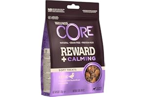 Wellness CORE Reward+ Anatra & Camomilla, Snack Morbidi per Cani, Aiutano a Calmare il Cane, Naturali, Senza Cereali, Ricchi di Proteine, 170 g