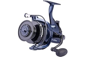 ‎SOUGAYILANG Sougayilang Angelrolle, 13 + 1 Edelstahl BB, Kohlefaser, Spinnfangrolle für Wels, Zander, gestreifte Barsche, mit Einer Ersatzspule