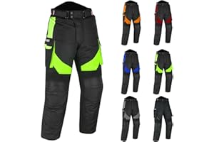 PROFIRST Motorbike Waterproof Trouser Motorcycle Protective Pant Motorcycle Armored Trouser for Men CE Approved | Length 32 Inch