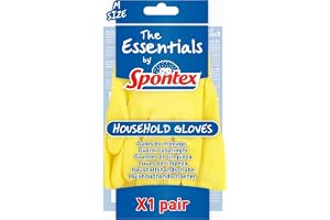 Spontex The Essentials Household Gloves M storlek 1 par