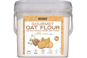 Weider Oat Gourmet - Farina di avena integrale, fonte proteica a basso contenuto di zuccheri Biscotto Maria 1.9 kg multicolore
