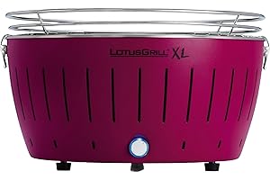 LotusGrill Parrilla de carbón vegetal - ciruela, Ø 47,5 cm