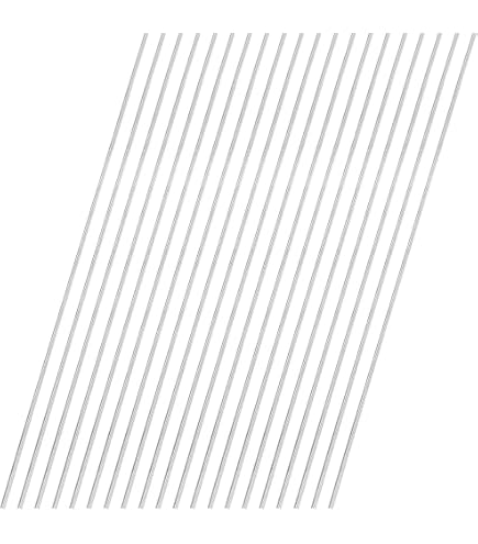 Sourcing Map Tige Ronde Acier HSS 6mm - Barre Stock Outil 200mm Pour Tour, Perceuse, Bricolage