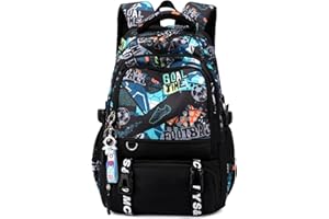 Tanou Mochila Adolescente Chico, Mochilas Escolares de Futbol para Niños 12+ años, Mochila Grande para Colegio y Instituto en Nylon