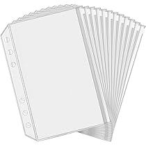 A5 navulbare 6 ringen kunstlederen budgetmap, mini notitieboekjesmap hoes voor A5 vulpapier, losbladige persoonlijke planner map cover met magnetische gesp sluiting (marmerblauw