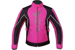 MODERNAGE Women's Motorcycle Jacket For Women | CE Armored | Rain Waterproof Biker Moto Riding Ladies Motorbike Jackets