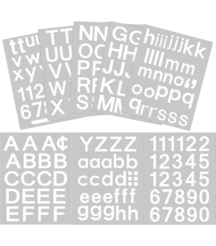 Brievenbusnummers reflecterende stickers voor buiten, 4 sets