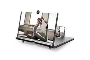 Divons 16 Inch Screen Magnifier for Mobile Phone, Screen Magnifier Mobile Phone, Mobile Phone Screen Magnifying Screen, Anti-Blue Light Screen Magnifier for Watching Film Videos (Black)