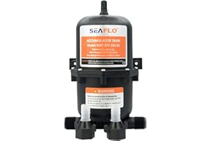 ETOMVOOP 0,75 l Druckspeichertank, Bootswasserpumpe 23,5 oz Druckspeicher 125 PSI für Wohnmobile, Yachten, Marine, Wohnwagen, Wohnmobile