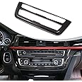 DIYUCAR Carbon Fiber Style ABS Plastic Center Decoration Frame Trim For 3 4 Series GT F32 F34 2013-2018