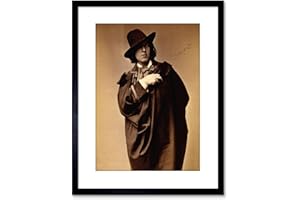 Wee Blue Coo 9x7 '' PHOTO IRISH PLAYWRIGHT POET WILDE OSCAR CAPE FRAMED ART PRINT F97X1748